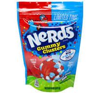 NERDS GUMMY CLUSTERS BERRY PUNCH RUSH STAND UP BAG