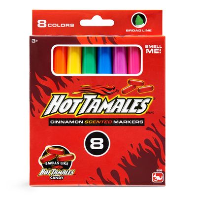 HOT TAMALES BROADLINE MARKERS 8 CT