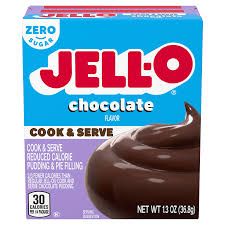 JELLO SUGAR FREE CHOCOLATE COOK AND SERVE PUDDING LARGE