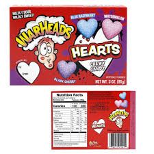 WARHEADS HEARTS THEATRE BOX