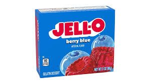 JELLO BERRY BLUE GELATIN