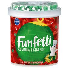 FUNFETTI RED VANILLA FROSTING