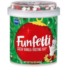 PILLSBURY FUNFETTI VANILLA GREEN ICING