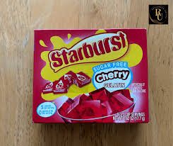 STARBURST SUGAR FREE CHERRY GELATIN