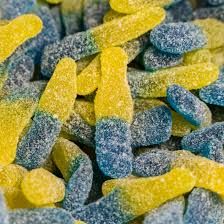 HUER BULK SOUR BLUE RASPBERRY LEMONADE BOTTLES