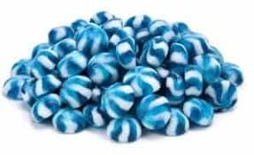 HUER BULK BLUE RASPBERRY SWIRLS