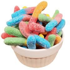 GUMMY ZONE BULK SOUR WACKY WORMS