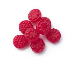 NUTTY CLUB BULK RASPBERRY DROPS