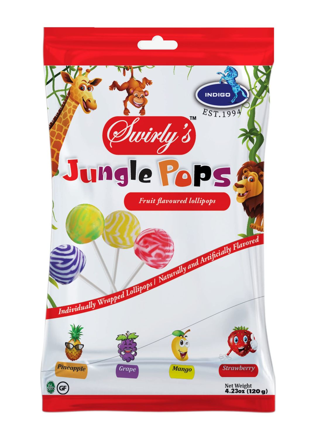 SWIRLY JUNGLE POPS