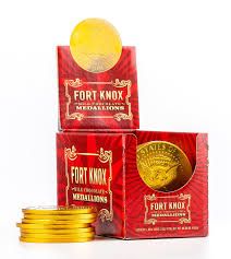 FORT KNOX MILK CHOCOLATE MEDALLIONS