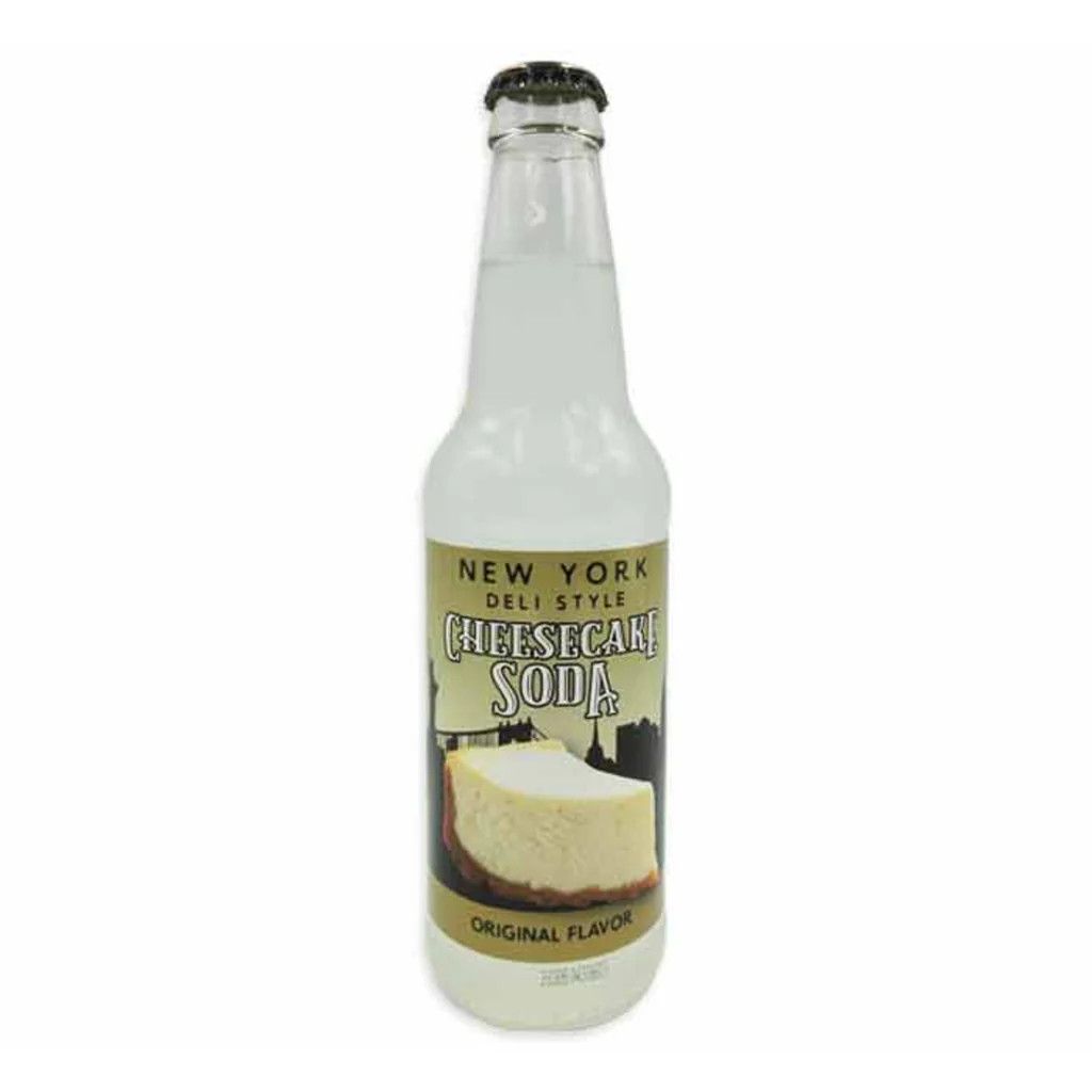 NEW YORK CHEESECAKE SODA GLASS BOTTLE