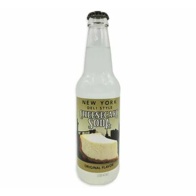NEW YORK CHEESECAKE SODA GLASS BOTTLE