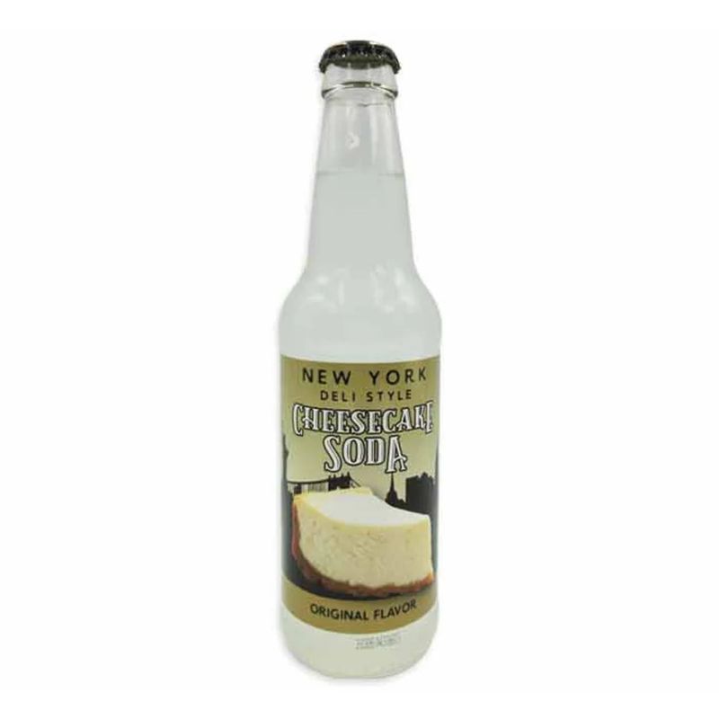 NEW YORK CHEESECAKE SODA GLASS BOTTLE