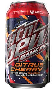 MOUNTAIN DEW GAME FUEL CITRUS CHERRY CAN