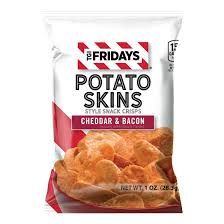 TGIF FRIDAYS POTATO SKINS CHEDDAR AND BACON