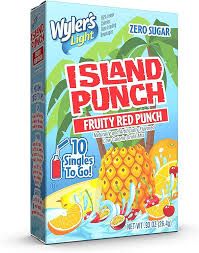 ISLAND PUNCH SINGLES TO GO FRUITY RED PUNCH