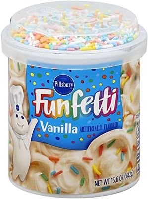 PILLSBURY FUNFETTI VANILLA  FROSTING
