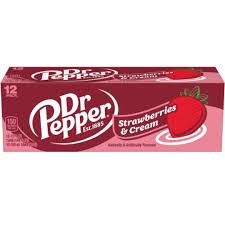 DR PEPPER STRAWBERRIES AND CREAM CASE