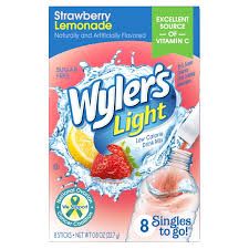 WYLERS LIGHT STRAWBERRY LEMONADE
