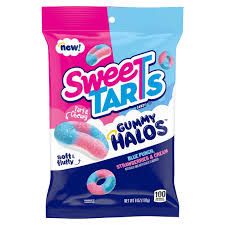 SWEETARTS GUMMY HALOS PEG BAG