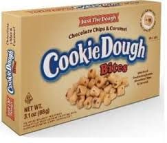 JUST THE DOUGH CHOCOLATE CHIP &amp; CARAMEL COOKIE DOUGH  BITES