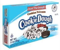 JUST THE DOUGH COOKIES N' CREME COOKIE DOUGH  BITES
