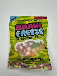 BRAIN FREEZE FREEZE DRIED CANDY SOUR SKITTLES
