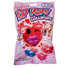 VALENTINE LIP POPS 4 PACK