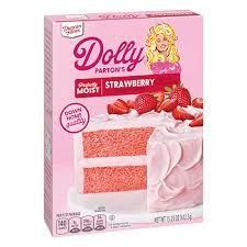 DOLLY PARTON STRAWBERRY CAKE MIX
