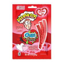 WARHEADS OOZE CHEWZ VALENTINE PEG BAG