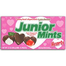 JUNIOR MINTS HEART SHAPED THEATRE BOX