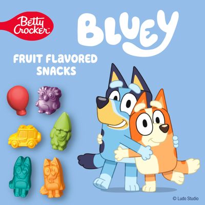 BLUEY GLUTEN FREE FRUIT FLAVORED SNACKS - INDIVIDUAL POUCH