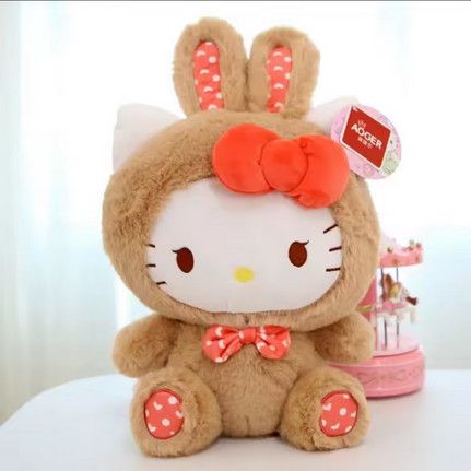HELLO KITTY BROWN BUNNY PLUSH