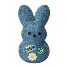 PEEPS DENIM BUNNY PLUSH