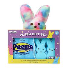 PEEPS TYE DYE PLUSH &amp; MARSHMALLOW CANDY GIFT SET