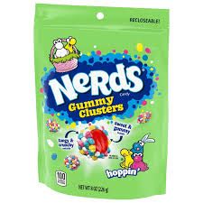 EASTER NERDS GUMMY CLUSTERS STAND UP BAG