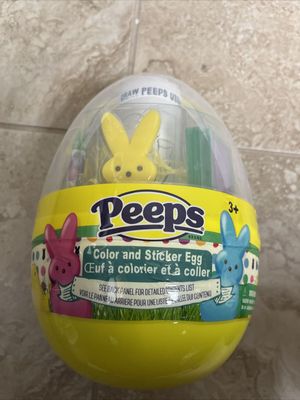 PEEPS COLOR AND STICKERS EGG ACTIVITY KIT
