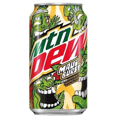 MOUNTAIN DEW MAUI BURST CAN