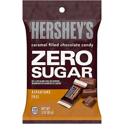 HERSHEY ZERO SUGAR CARAMEL FILLED