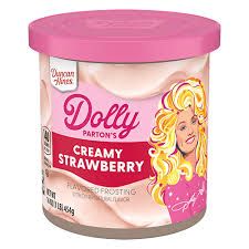 DOLLY PARTON CREAMY STRAWBERRY FROSTING