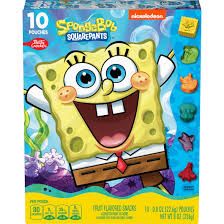 SPONGBOB SQUAREPANTS  FRUIT FLAVORED SNACKS