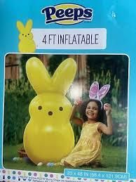 PEEPS 4 FOOT INFLATABLE YELLOW