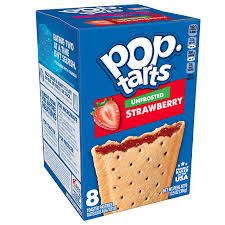 POP TARTS UNFROSTED STRAWBERRY