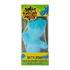 SOUR PATCH KIDS  SCENTED BATH BOMB 5.3 OZ BLUE
