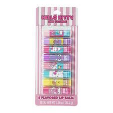 HELLO KITTY LIP BALM 8 PACK