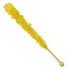 GOLD ROCK CANDY ON A STICK