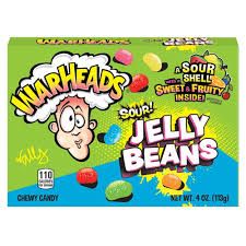 WARHEADS SOUR JELLY BEANS THEATRE BOX