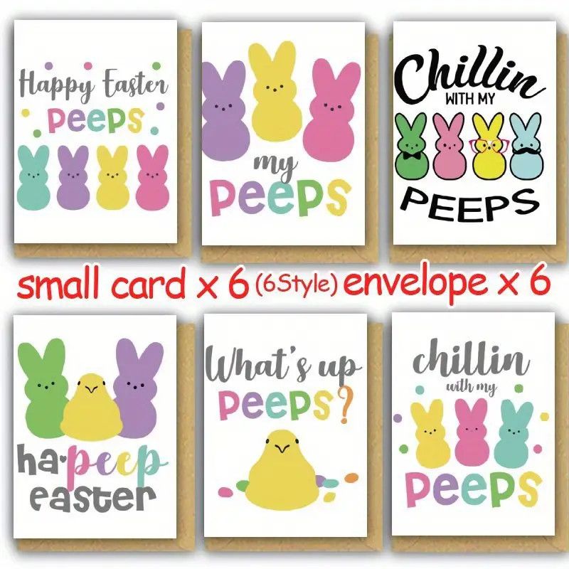 PEEPS MINI EASTER CARDS
