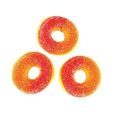 GUMMY ZONE BULK PEACH RINGS