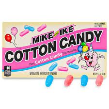 MIKE AND IKE COTTON CANDY THEATRE BOX